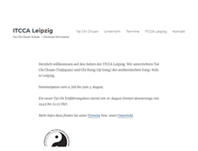 Tablet Screenshot of itcca-leipzig.de